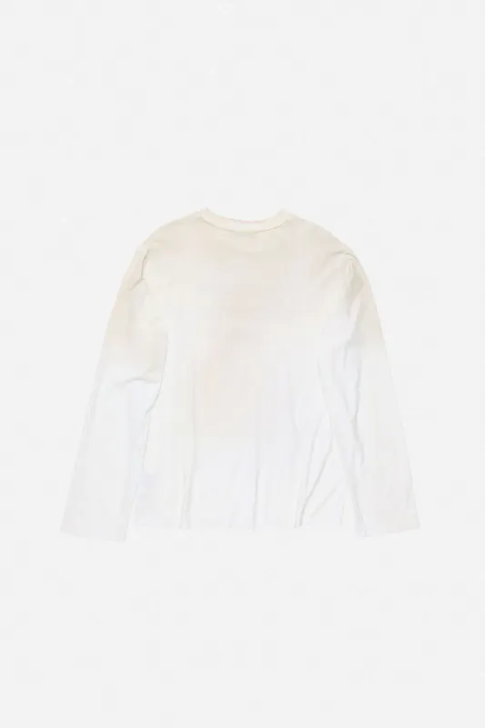 LOGO LS Sprayed 1996 T-shirt Dusty White