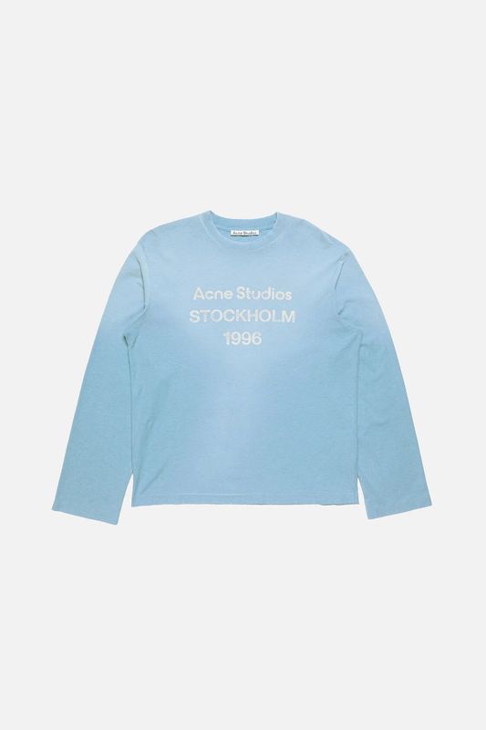 LOGO LS Sprayed 1996 T-shirt Cornflower Blue