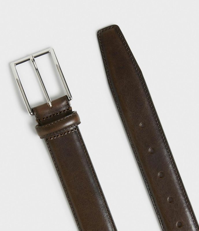 ARTHUR skinnbelte Dk.Brown 