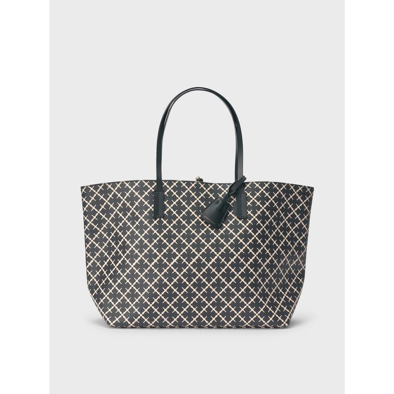 ABI TOTE Signature Flower Black