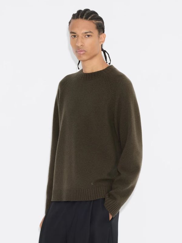ANDREAS Crewneck Sweater Dk. Green 