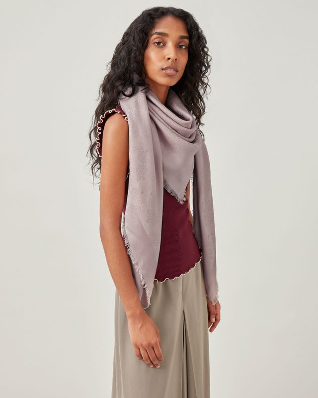 MULBERRY TREE SCARF SQUARE Rosewater