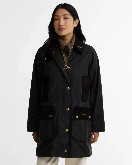 Hovedbilde Beaufort Waxed Jacket Tartan ...