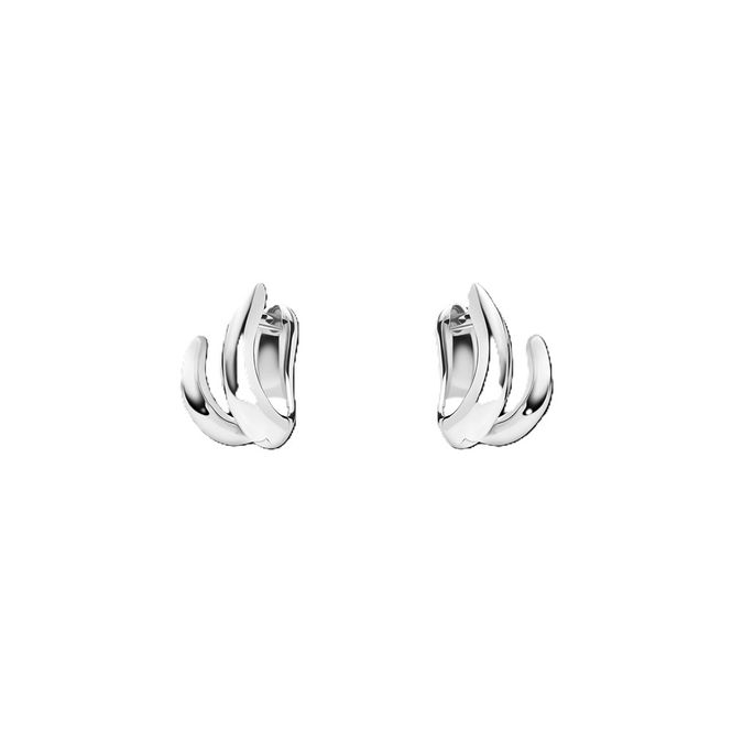 Hovedbilde Arcus Double Huggie Silver ...