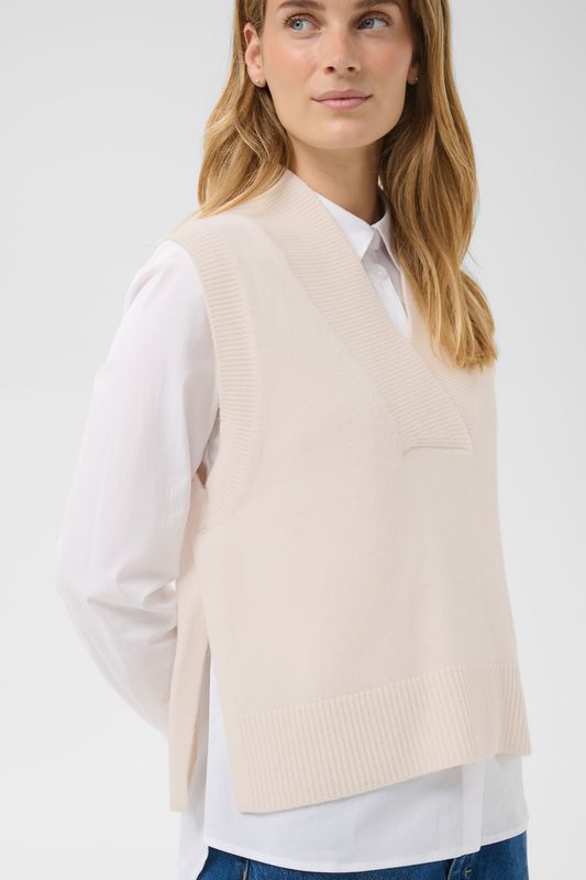 DuhaPW Waistcoat Eggnog