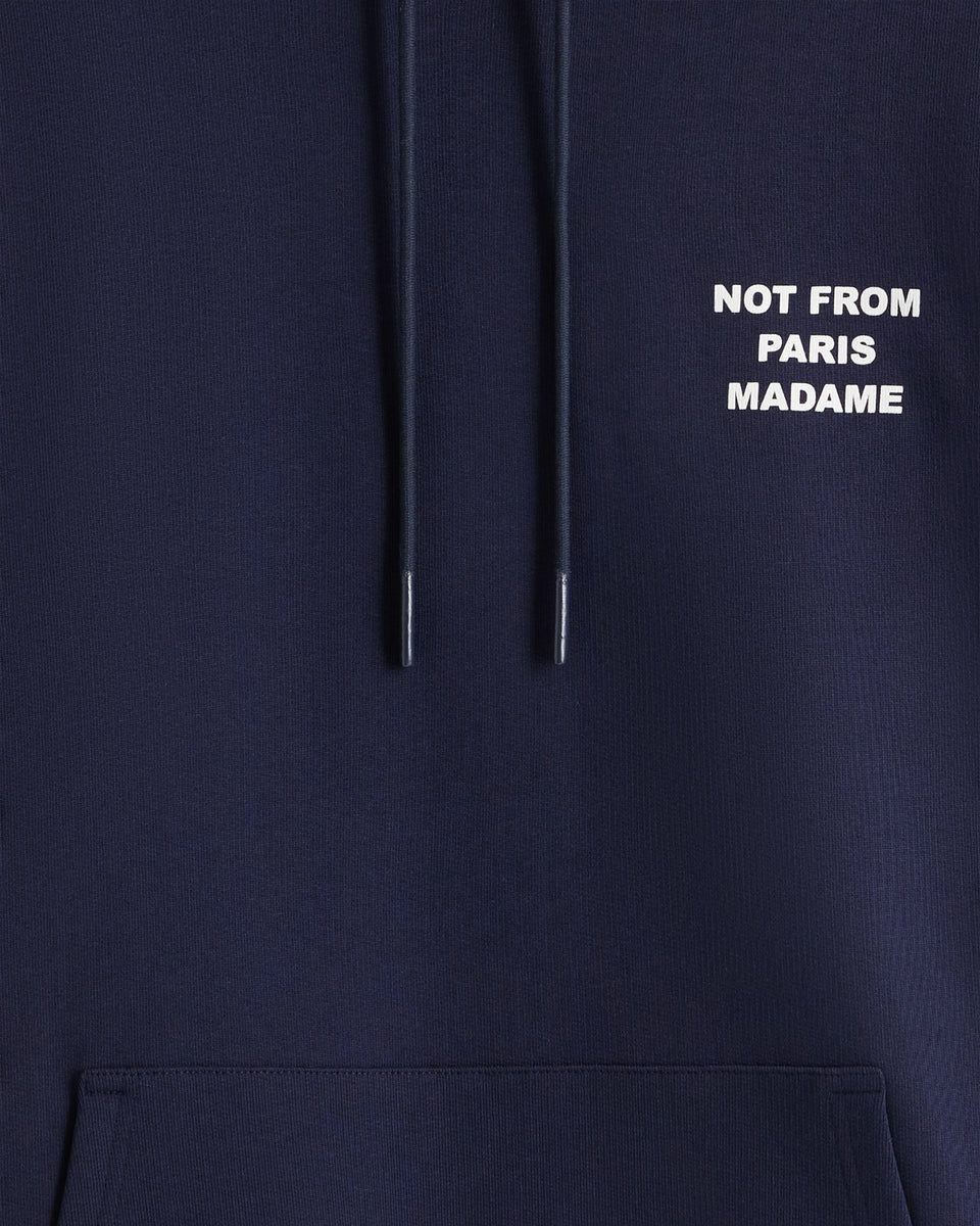 Le Hoodie Slogan Navy