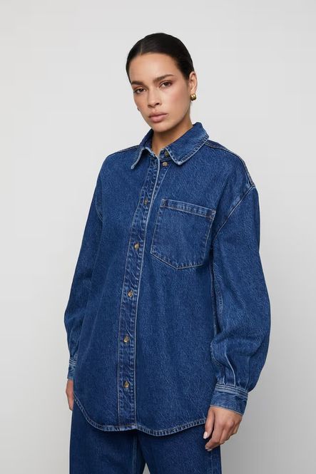 Hovedbilde ALEX Shirt Washed Dark Blue