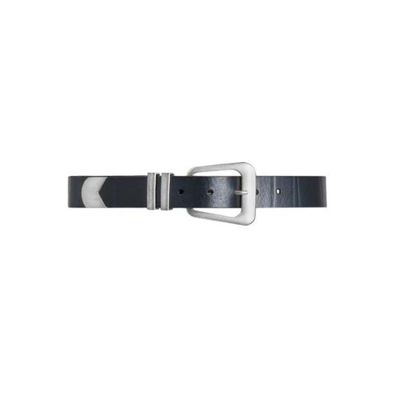 BENNETT Belt Black Silver
