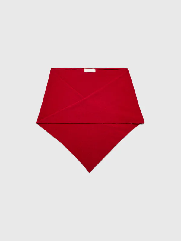 MOMENTO Scarf Crimson