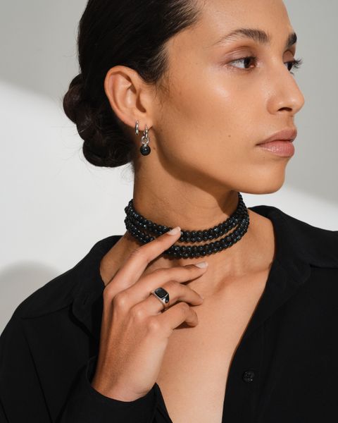 Hovedbilde Kay Ring Black Larvikite