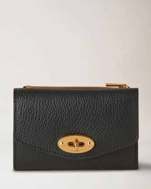 DARLEY Folded Multi-Card Wallet Black Grain