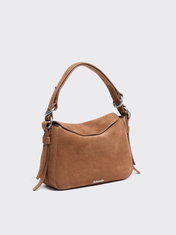 Bud Suede Bag Midi Camel