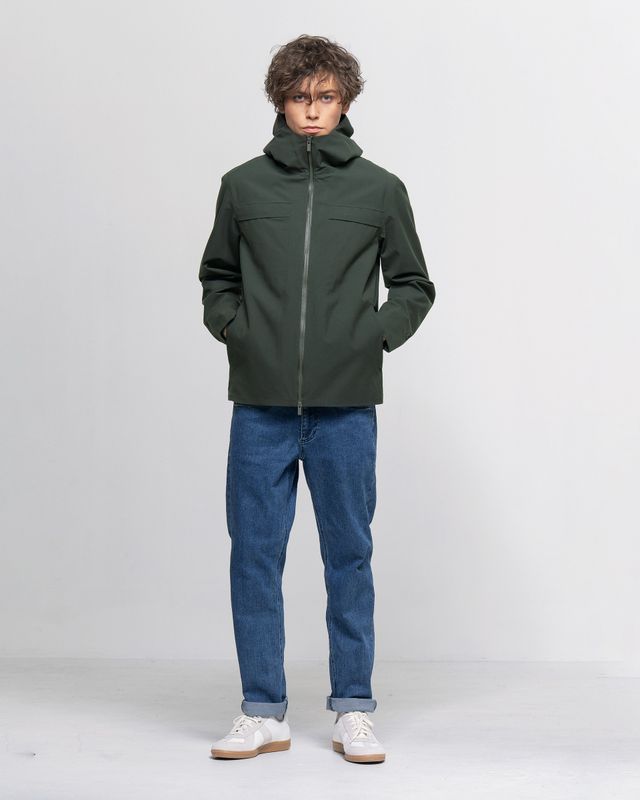 PETER Jacket Dk Bottle Green 