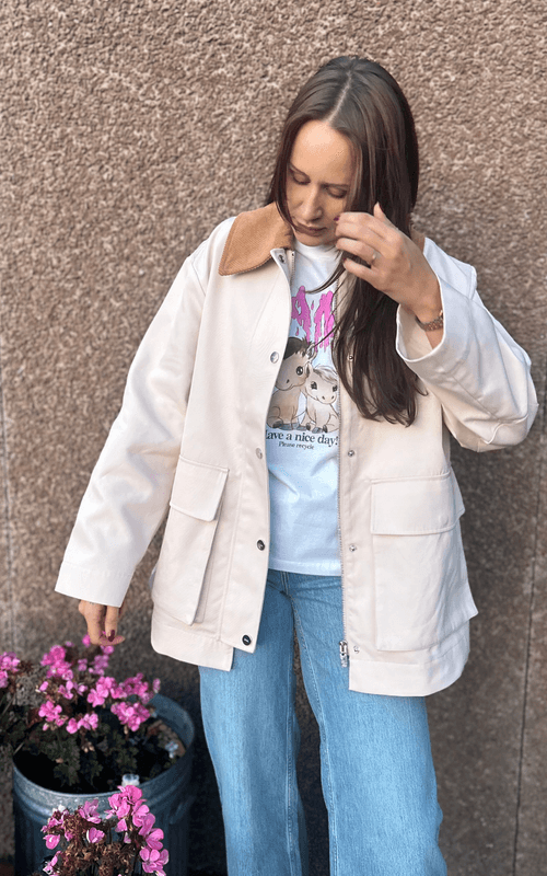 HEAVY TWILL Jacket Primrose Pink