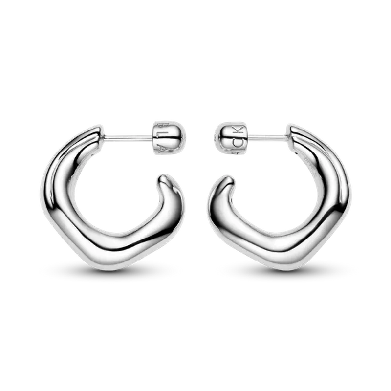 ANIL Hoop Large Silver PAIR