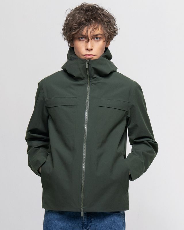 PETER Jacket Dk Bottle Green 