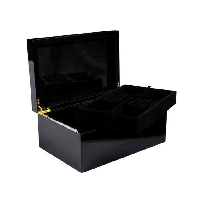 Hovedbilde LACQUER Jewellery Box Black 