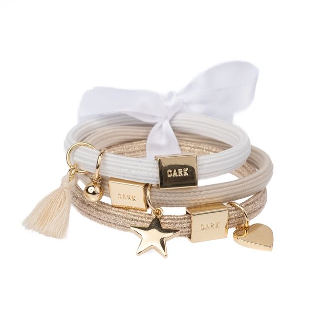 Hovedbilde Hair Ties 3 pk Charm Combo