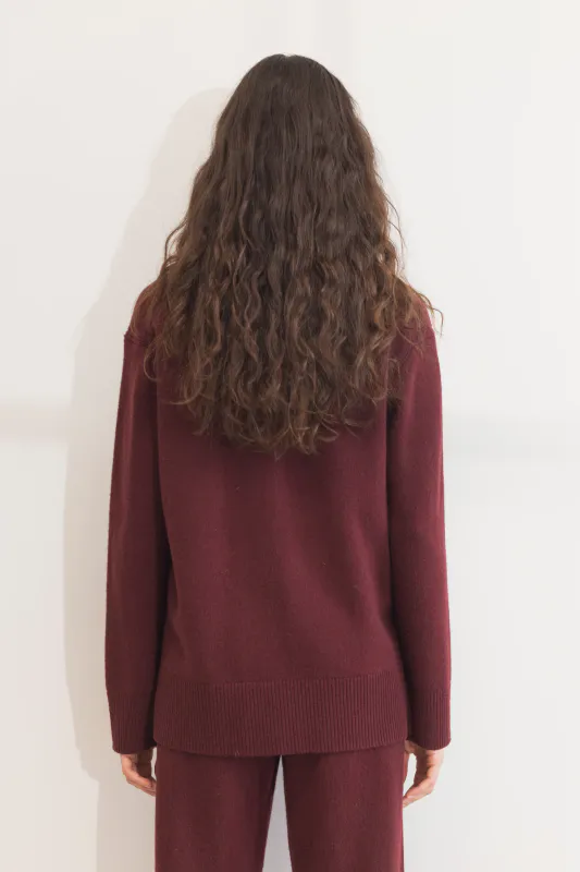 Shirley Knit Deep Plum