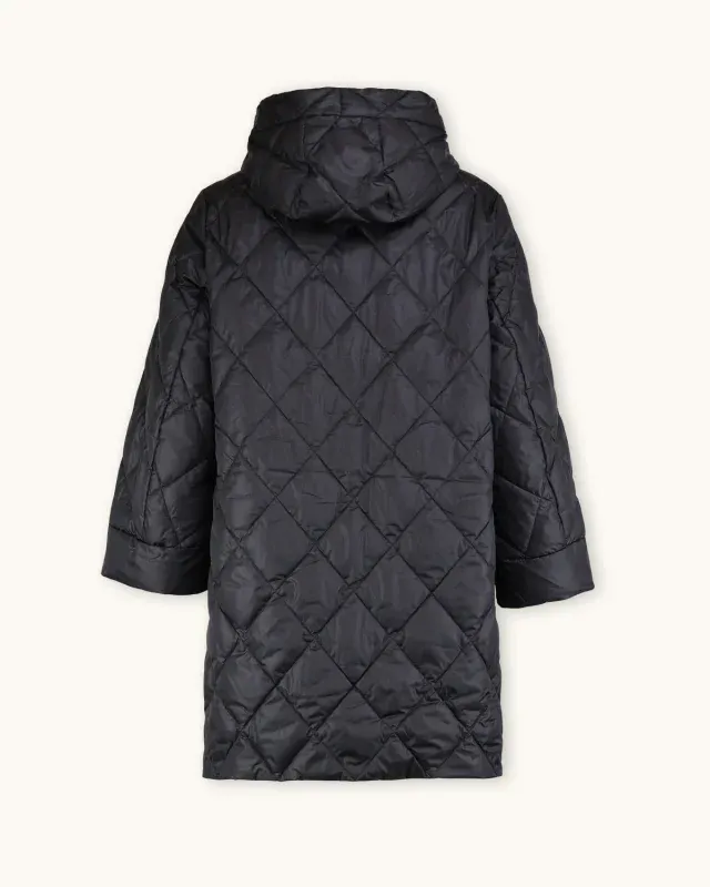 Padded Maxi Parka Black