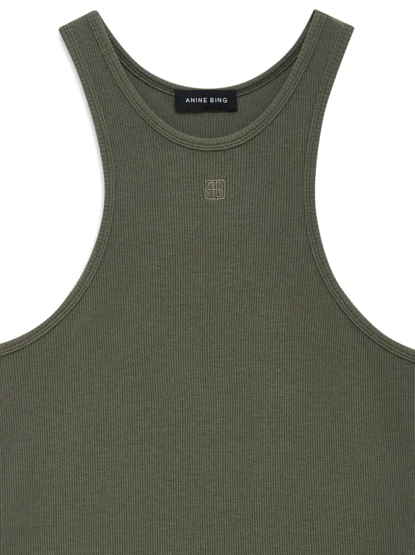 COLE Tank Military Green