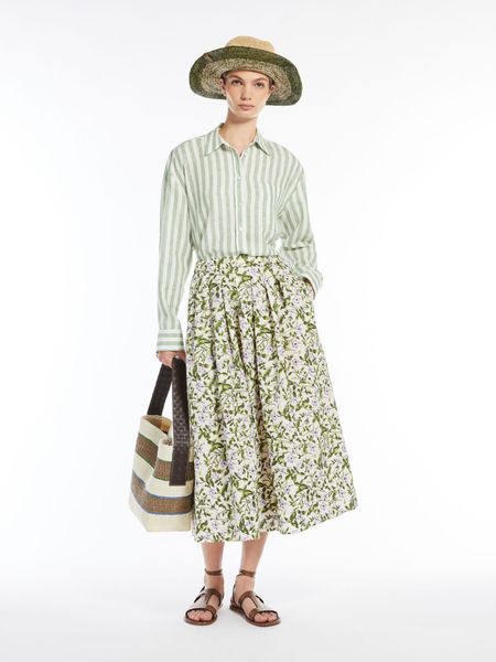 Bilde av NOLANA Linen Shirt Green
