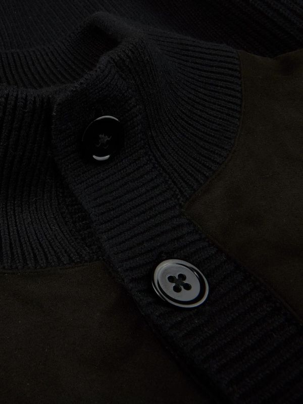 Alcantara Cardigan Black 