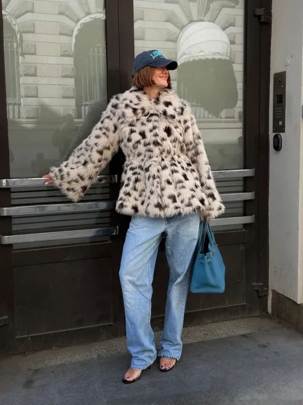 ELLIE Jacket Snow Leopard