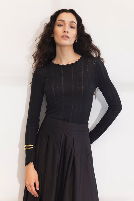 Hovedbilde Safir Knit Top Black
