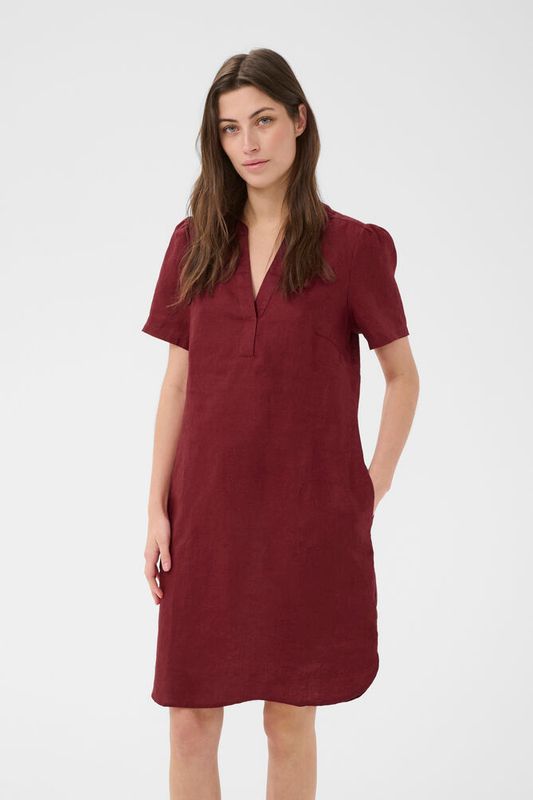 AminasePW Dress Burnt Russet