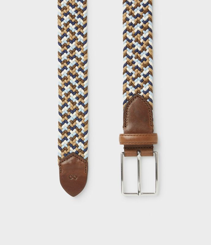 MARS Braided Belt Nougat Brown Mix
