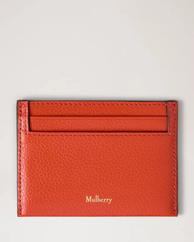 CONTINENTAL Credit Card Slip Coral Orange