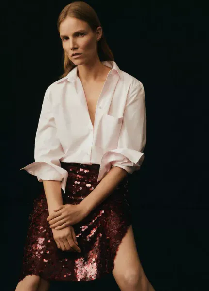 Bilde av COTTON Relaxed Straight Shirt ...