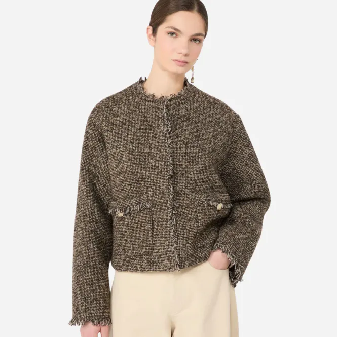 Hovedbilde VENTO Jacket Brown Tweed