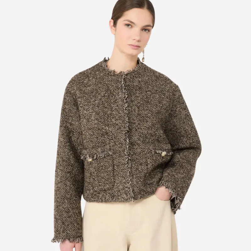 VENTO Jacket Brown Tweed