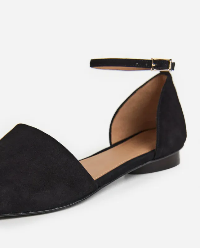 FRANKIE Suede Black