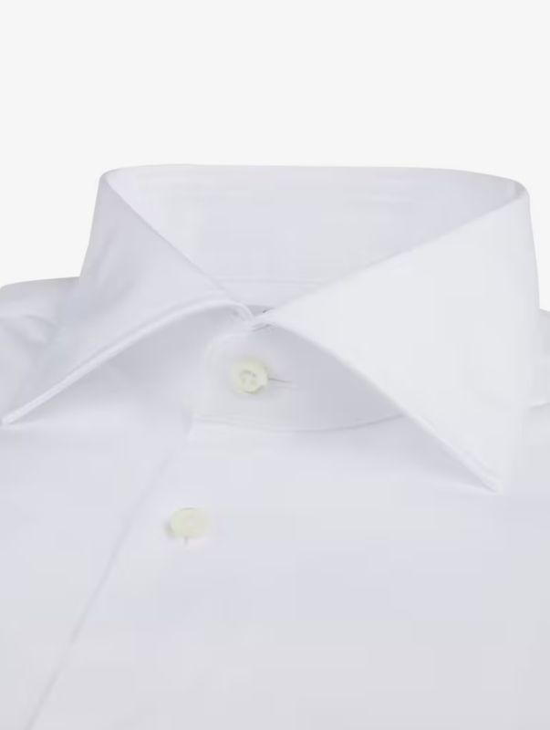 White Twill Shirt C77 Regular 