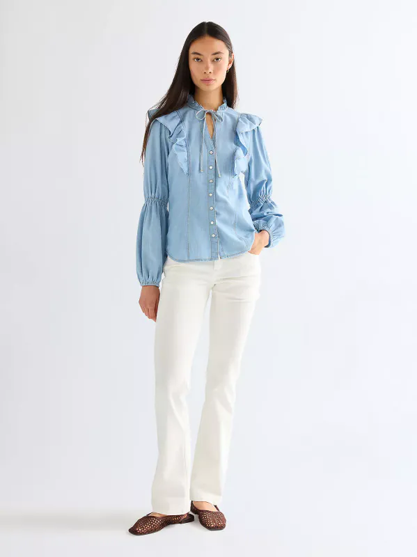 Romance Blouse Manor Blue 