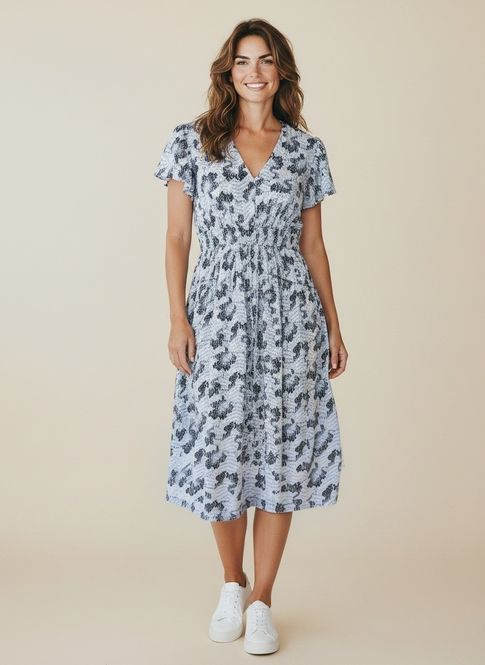 Hovedbilde Lyria Cotton Dress Ciel 
