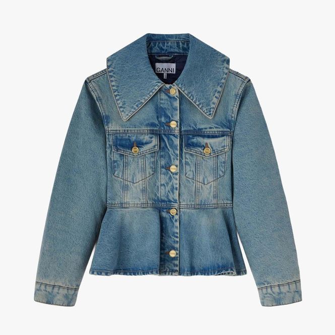 Hovedbilde Rigid Denim jakke Mid Blue ...