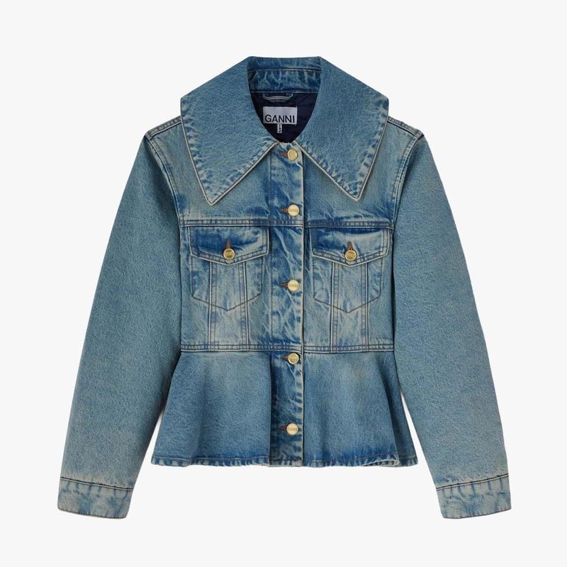 Rigid Denim jakke Mid Blue Vintage 