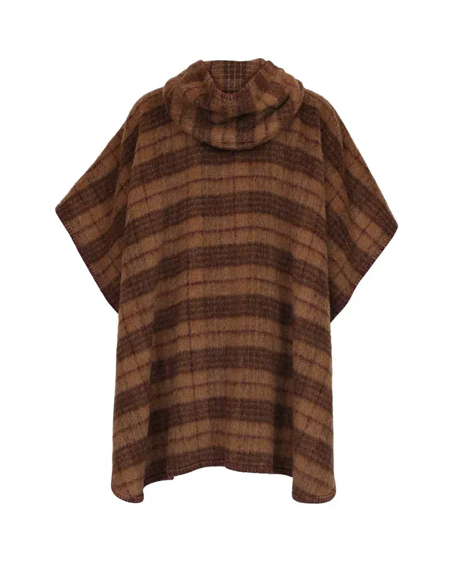 Tailored Cape Autumn Checks 