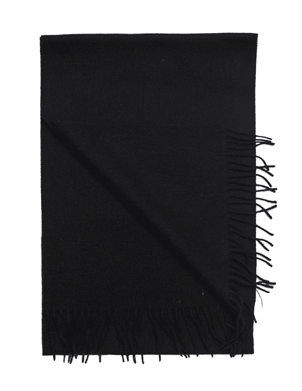 CLASSIC Woven Scarf Black 
