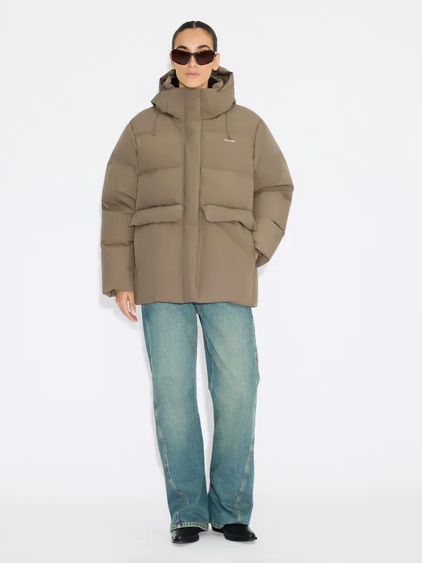 BESSEGGEN Down Jacket Dk Sand