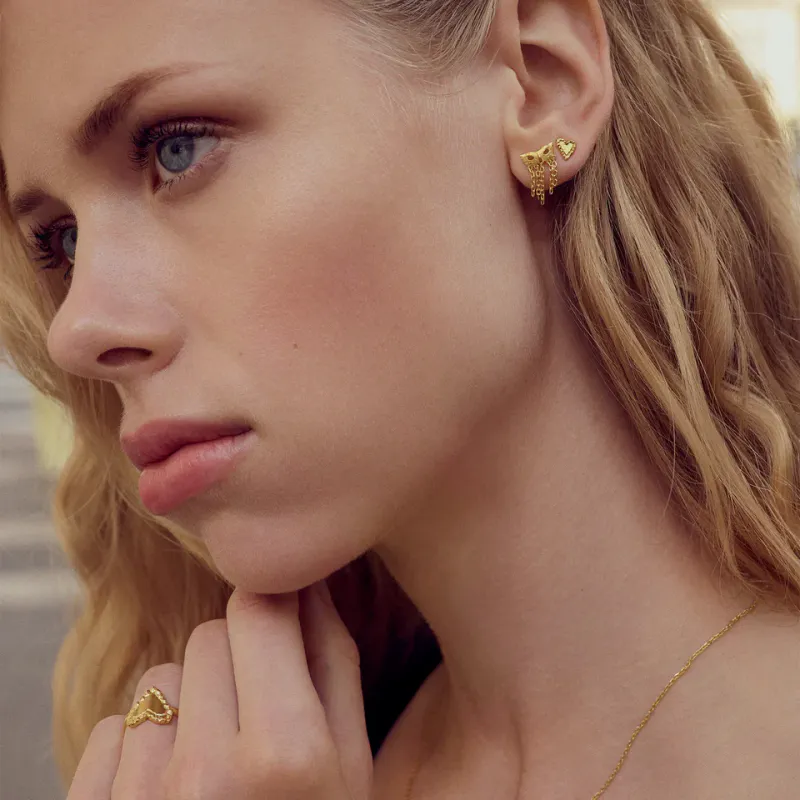 ROUGE Earrings Gold