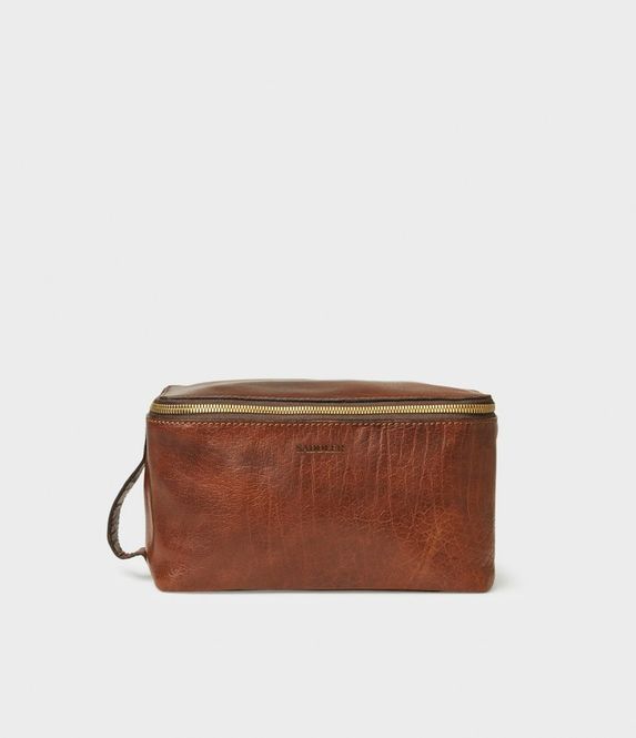 Hovedbilde BAROLO toilery bag MidBrown