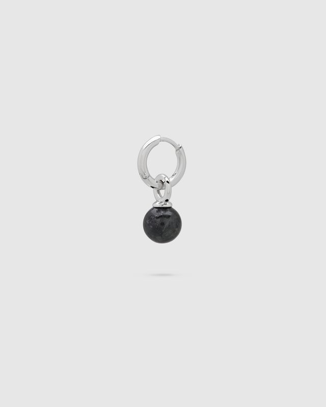 COVE Hoop Black Larvikite