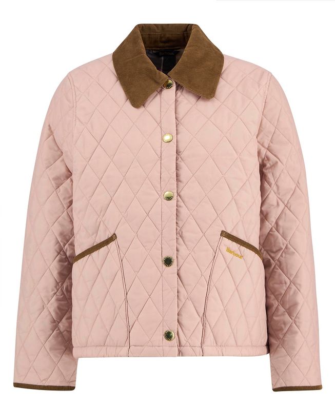 Cropped Liddesdale Quilted Jacket Gardenia