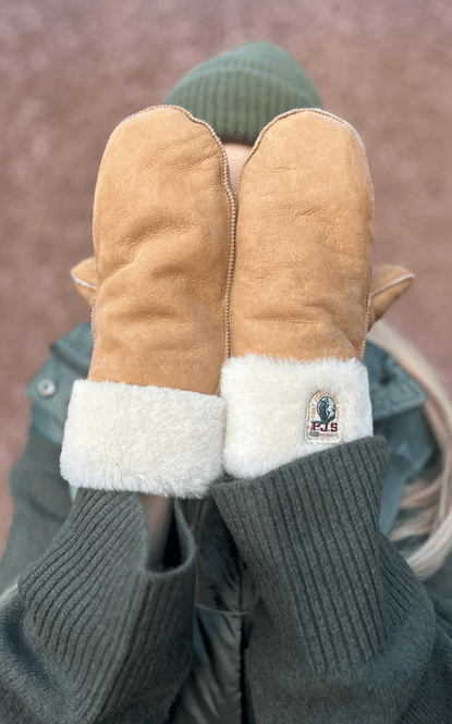 Hovedbilde SHEARLING MITTENS Camel 