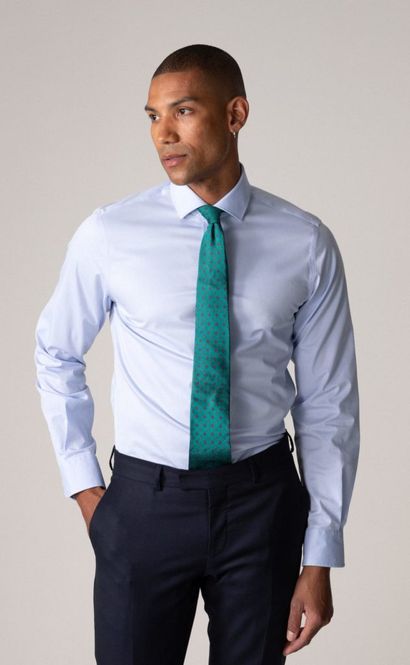 Hovedbilde The ELEGANT Solid Twill Slim ...